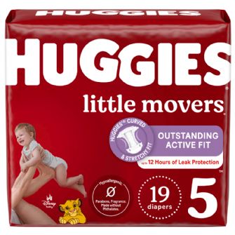 HUGGIES LITTLE MOVERS BABY DIAPERS