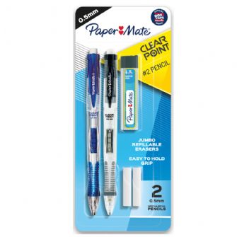PAPER MATE CLEARPOINT MECHANICAL PENCILS 0.5 MM