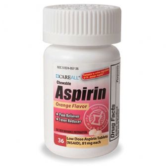 ASPIRIN CHEWABLE 81MG