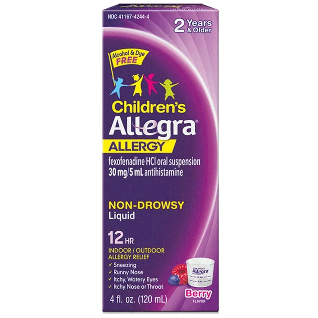 ALLEGRA CHILDREN'S GRAPE FLAVOR LIQUID