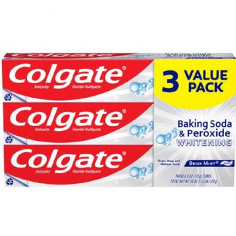 COLGATE BAKING SODA AND PEROXIDE WHITENING