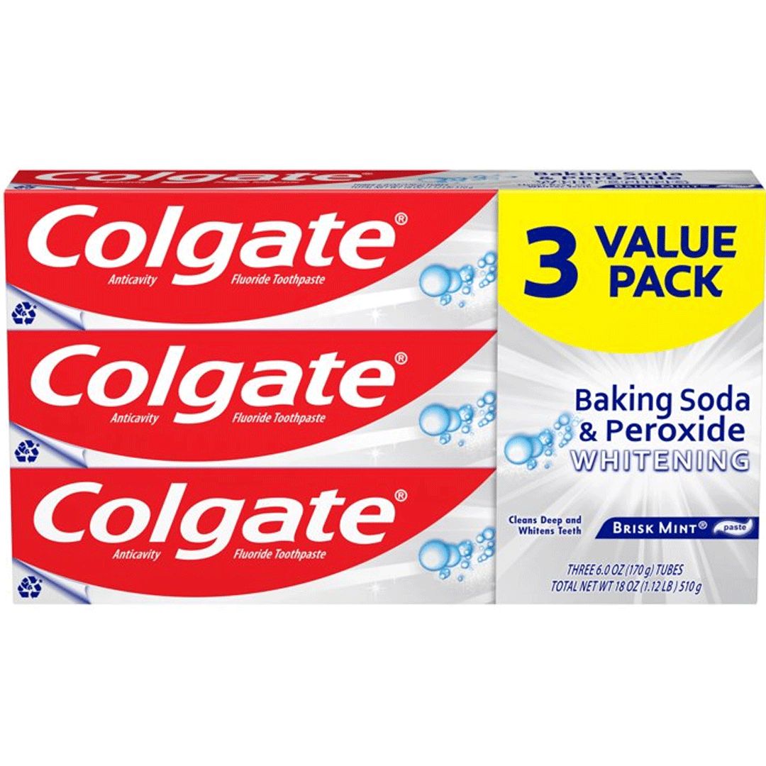 COLGATE BAKING SODA AND PEROXIDE WHITENING