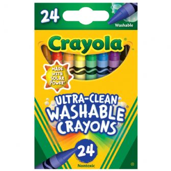 CRAYOLA ULTRA-CLEAN WASHABLE CRAYONS