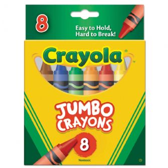 CRAYOLA JUMBO SIZE CRAYONS 