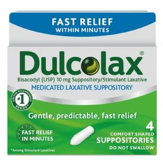 DULCOLAX LAXATIVE SUPPOSITORIES