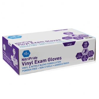 NITRILE-VINYL BLEND EXAM GLOVES