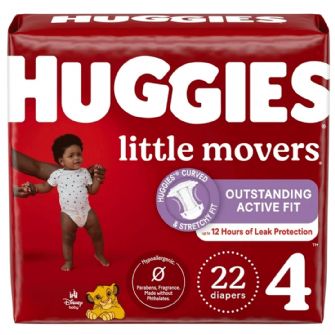 HUGGIES LITTLE MOVERS BABY DIAPERS