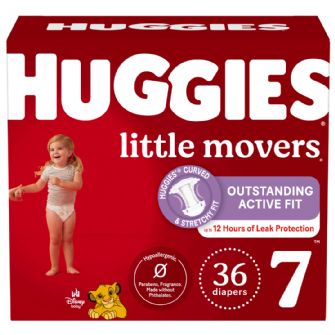HUGGIES LITTLE MOVERS BABY DIAPERS