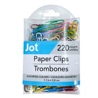 JOT MULTICOLOR PAPER CLIPS