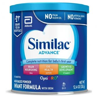 SIMILAC ADVANCE FORMULA 0-12 MONTHS 12.4OZ