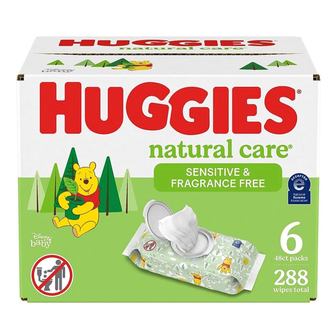 HUGGIES NATURAL BABY WIPES